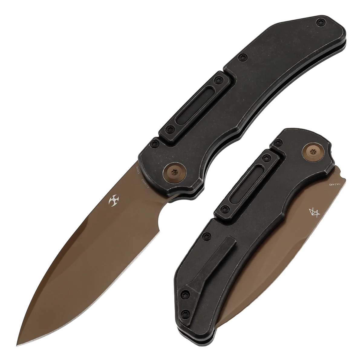 KANSEPT Hazard CPM S35VN钢 钛手柄 K1104H1 钛原色 1180