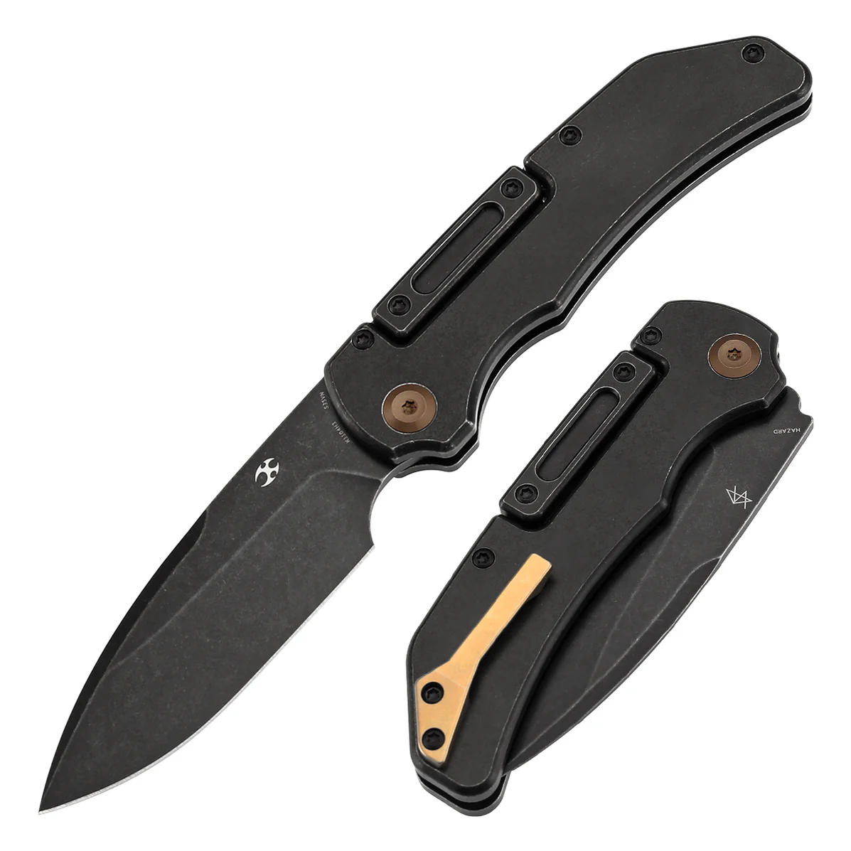 KANSEPT Hazard CPM S35VN钢 钛手柄 K1104H3 黑色 1180