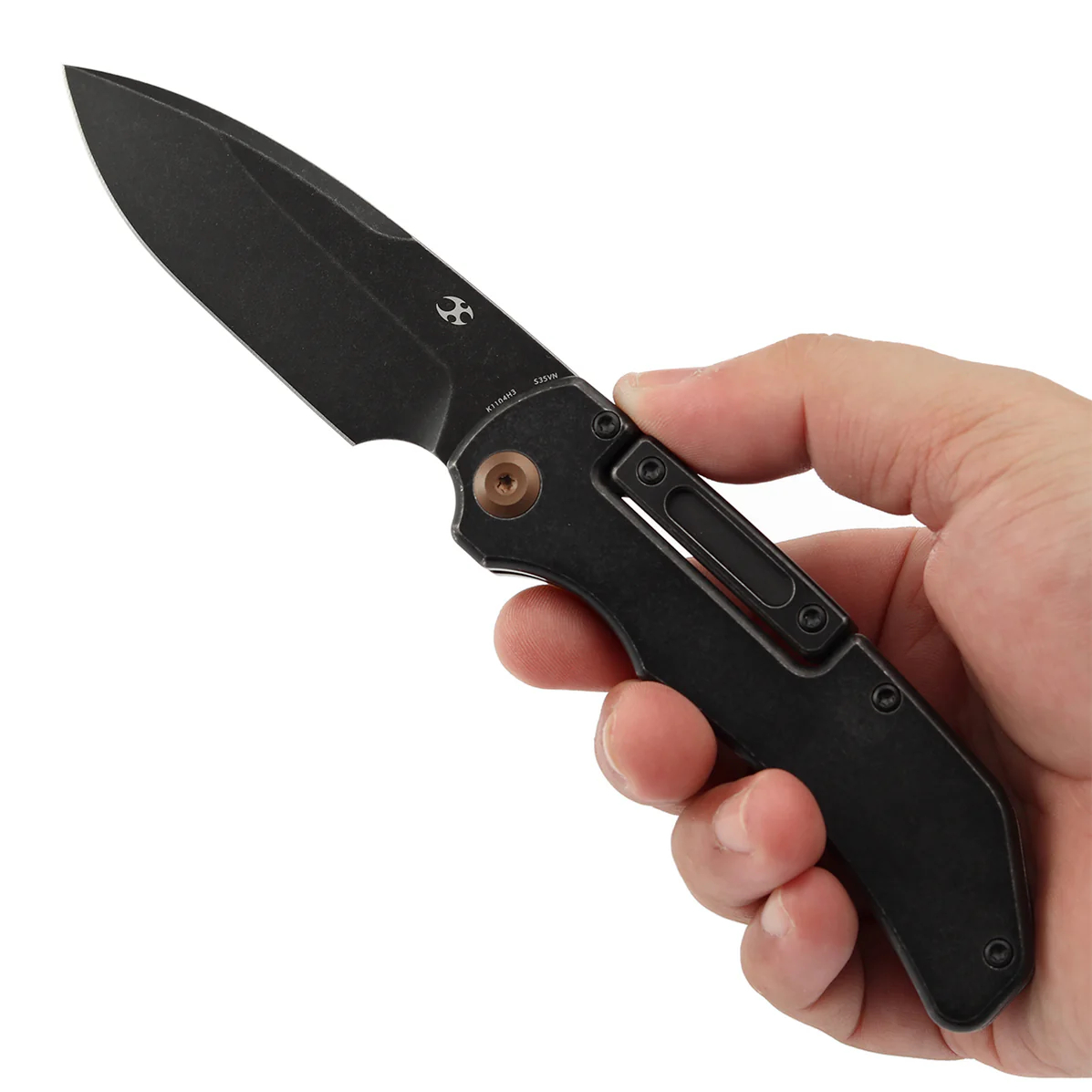 KANSEPT Hazard CPM S35VN钢 钛手柄 K1104H3 黑色 1180