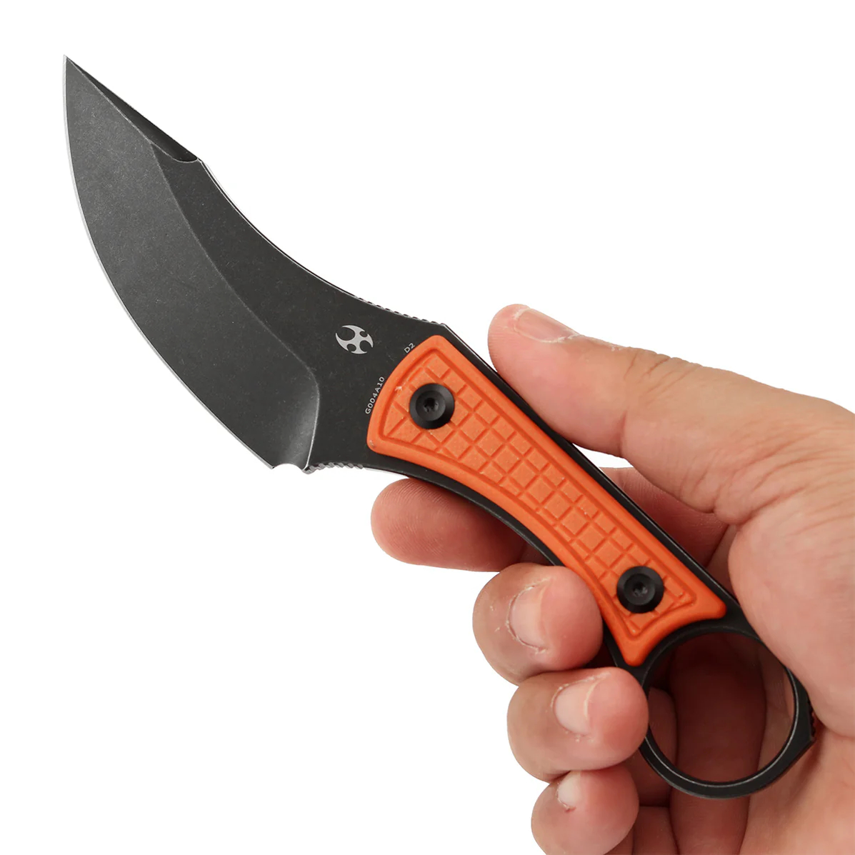 KANSEPT Niko D2钢 G10手柄 G004A10 黑橙色 400