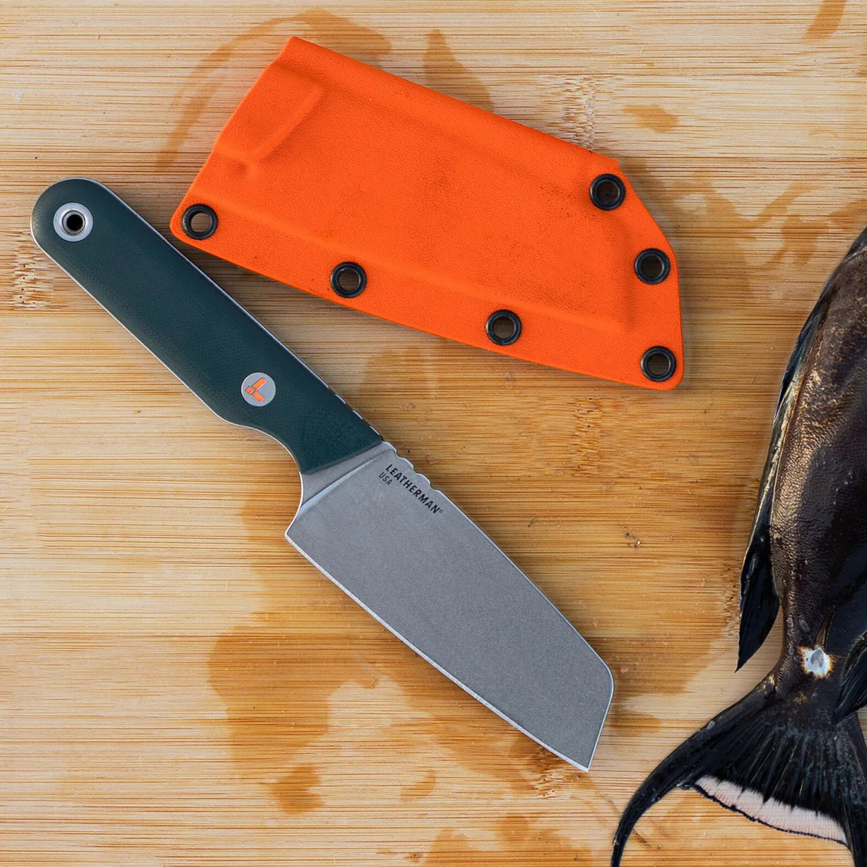 Leatherman Rustle MagnaCut钢 G10手柄 常绿色