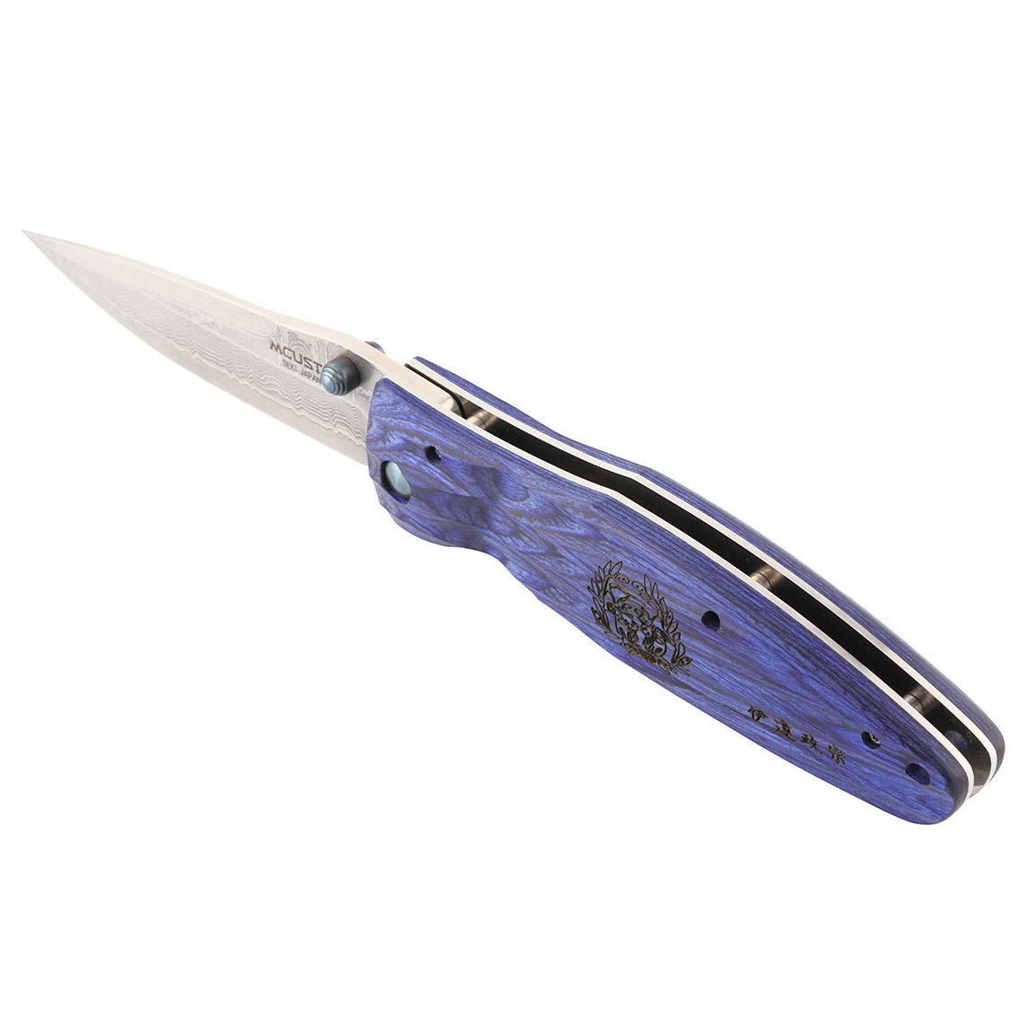 Mcusta MC-0186D Date Masamune 伊達政宗 VG10核芯大马士革钢 木柄 1280