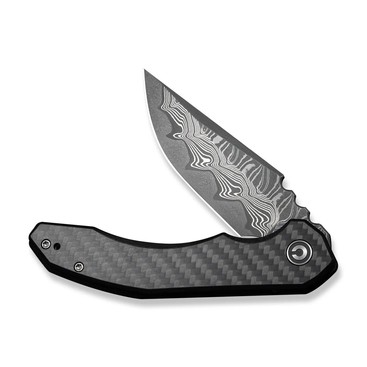 CIVIVI Bluetick 大马士革钢 G10手柄 C23050-DS2 780 黑色