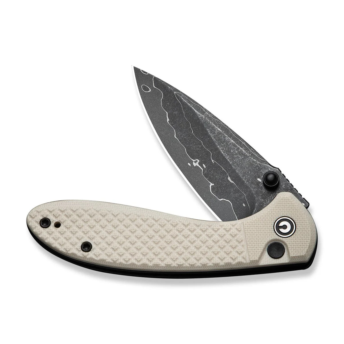 CIVIVI Faeger 大马士革钢 G10手柄 C24031-DS1 象牙色 660