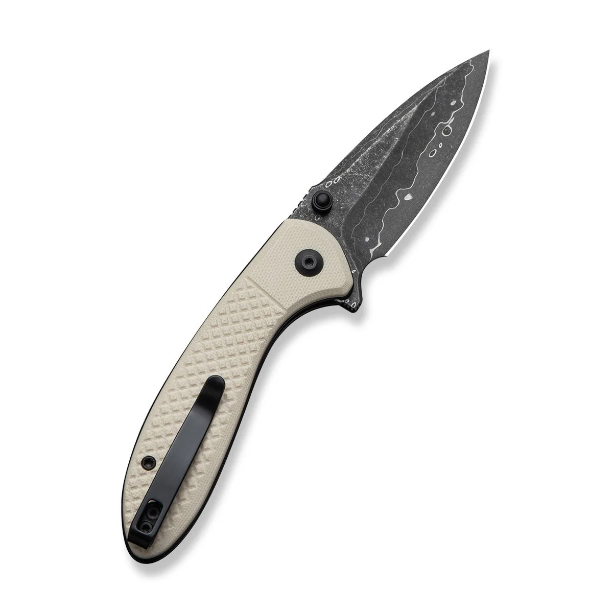 CIVIVI Faeger 大马士革钢 G10手柄 C24031-DS1 象牙色 660