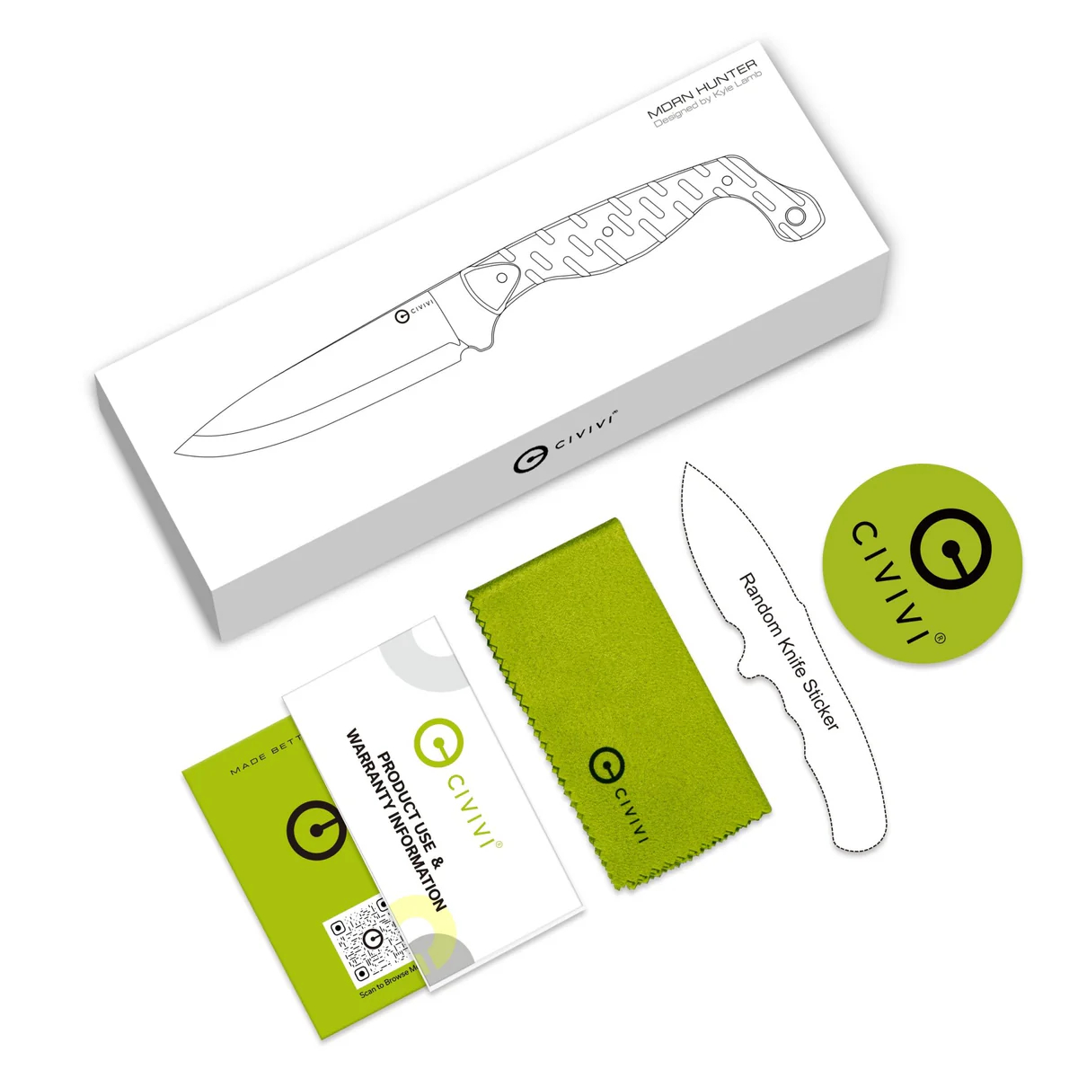 CIVIVI MDRN Hunter Nitro-V钢 G10手柄 C23078-2 棕色 800