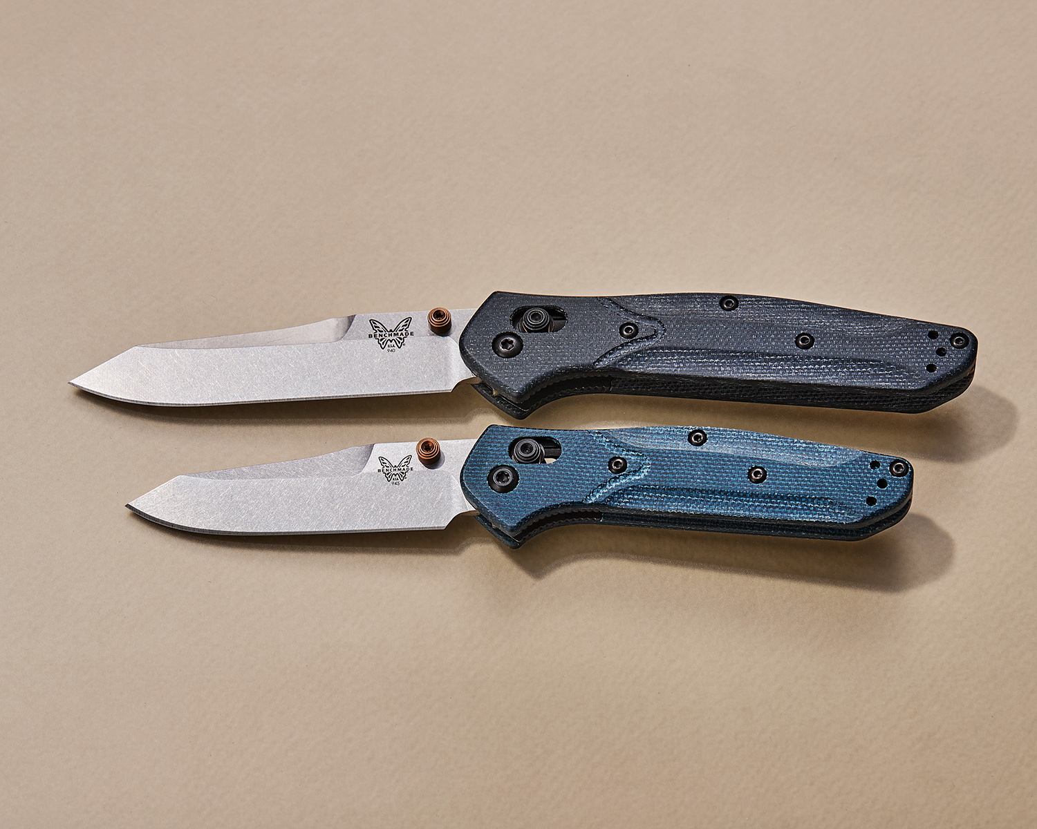 Benchmade Osborne M390钢 米卡塔柄 940-04 蓝色 2399
