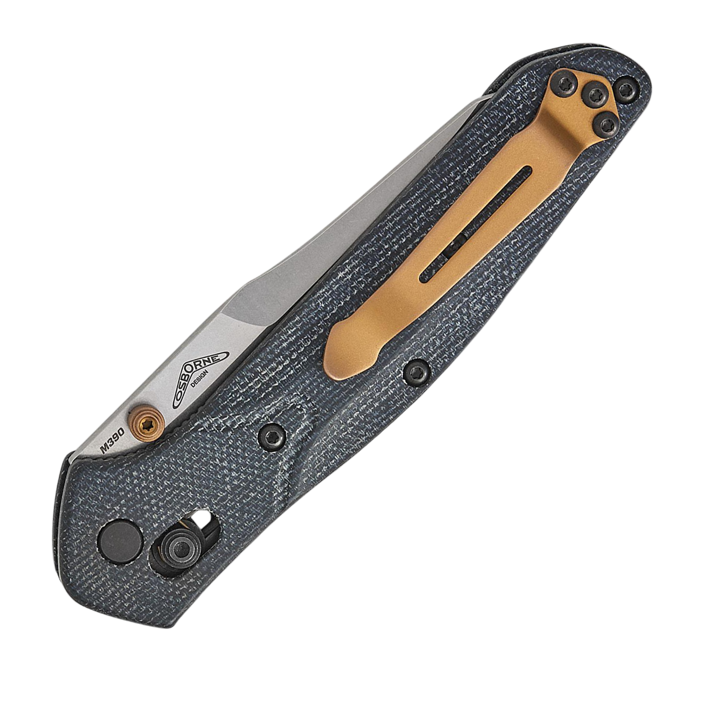 Benchmade Osborne M390钢 米卡塔柄 940-04 蓝色 2399