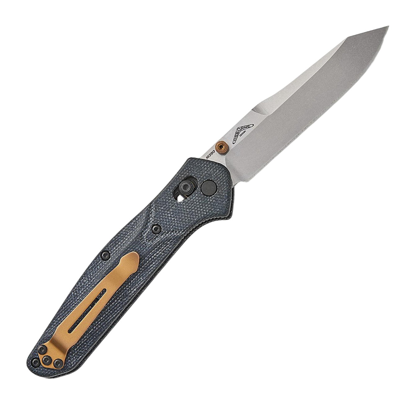 Benchmade Osborne M390钢 米卡塔柄 940-04 蓝色 2399