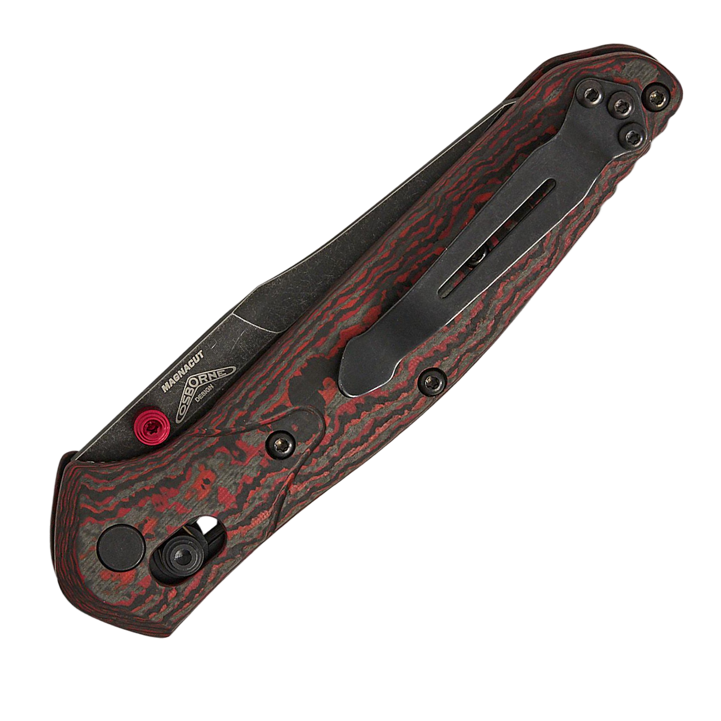 Benchmade Osborne CPM-MagnaCut钢 碳纤维柄 940BK-2502 红色 3299