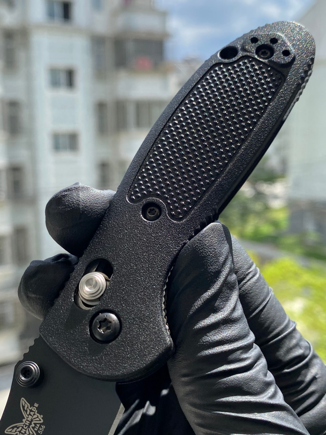 Benchmade Mini Griptilian S30V钢 Grivory树脂注塑柄 556BK-S30V 黑色 1150