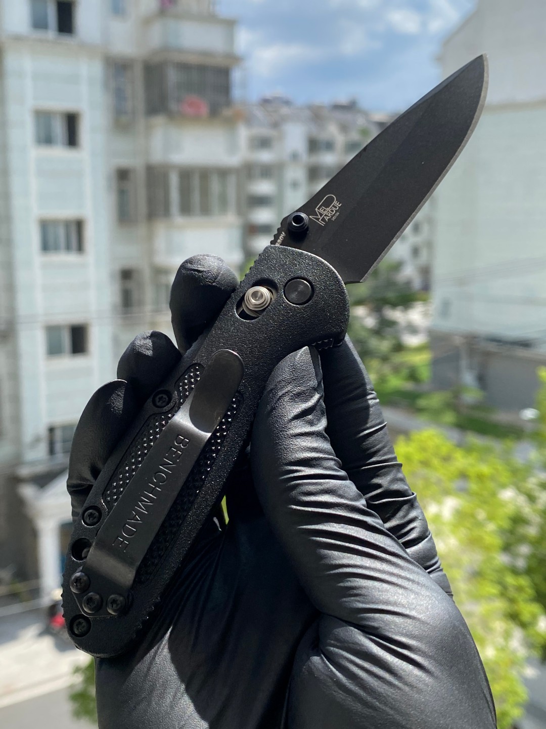 Benchmade Mini Griptilian S30V钢 Grivory树脂注塑柄 556BK-S30V 黑色 1150