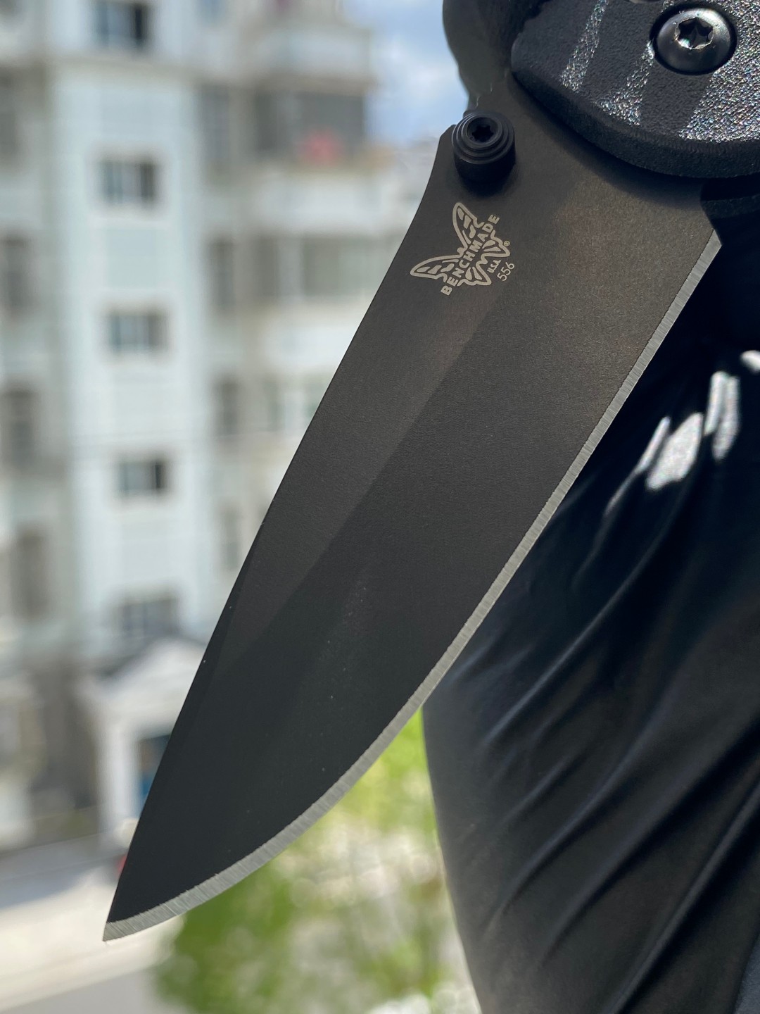 Benchmade Mini Griptilian S30V钢 Grivory树脂注塑柄 556BK-S30V 黑色 1150