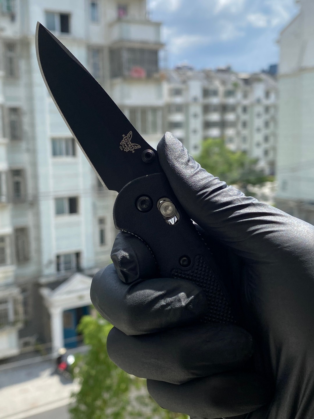 Benchmade Mini Griptilian S30V钢 Grivory树脂注塑柄 556BK-S30V 黑色 1150