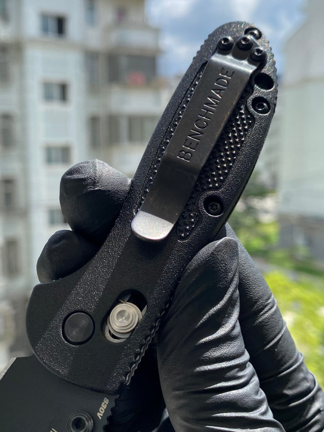 Benchmade Mini Griptilian S30V钢 Grivory树脂注塑柄 556BK-S30V 黑色 1150