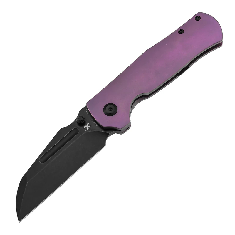 KANSEPT Dreadnaught CPM S35VN钢 钛手柄 K1082A4 黑紫色 1600