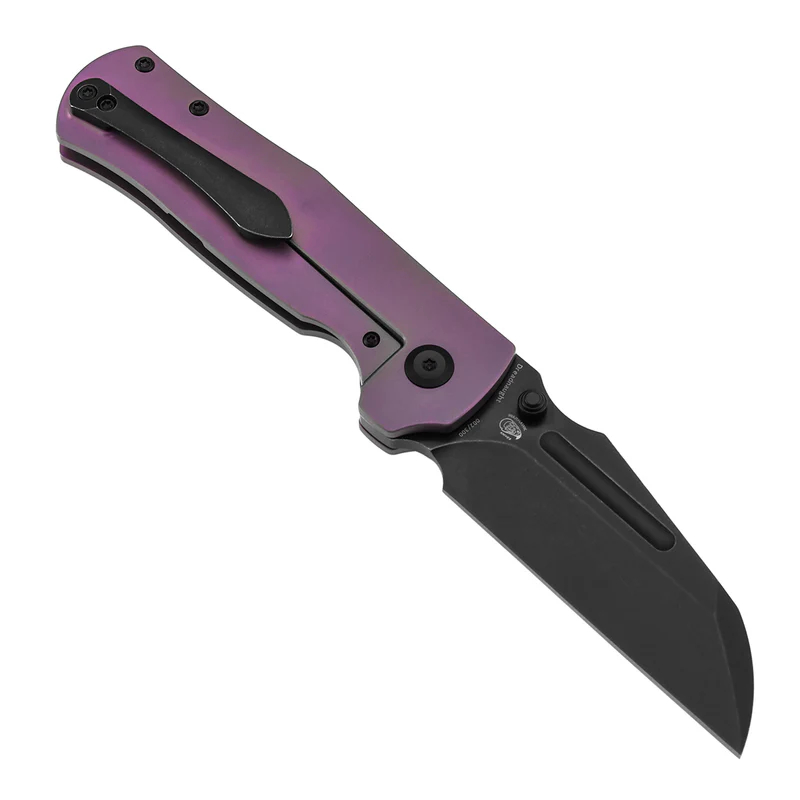 KANSEPT Dreadnaught CPM S35VN钢 钛手柄 K1082A4 黑紫色 1600