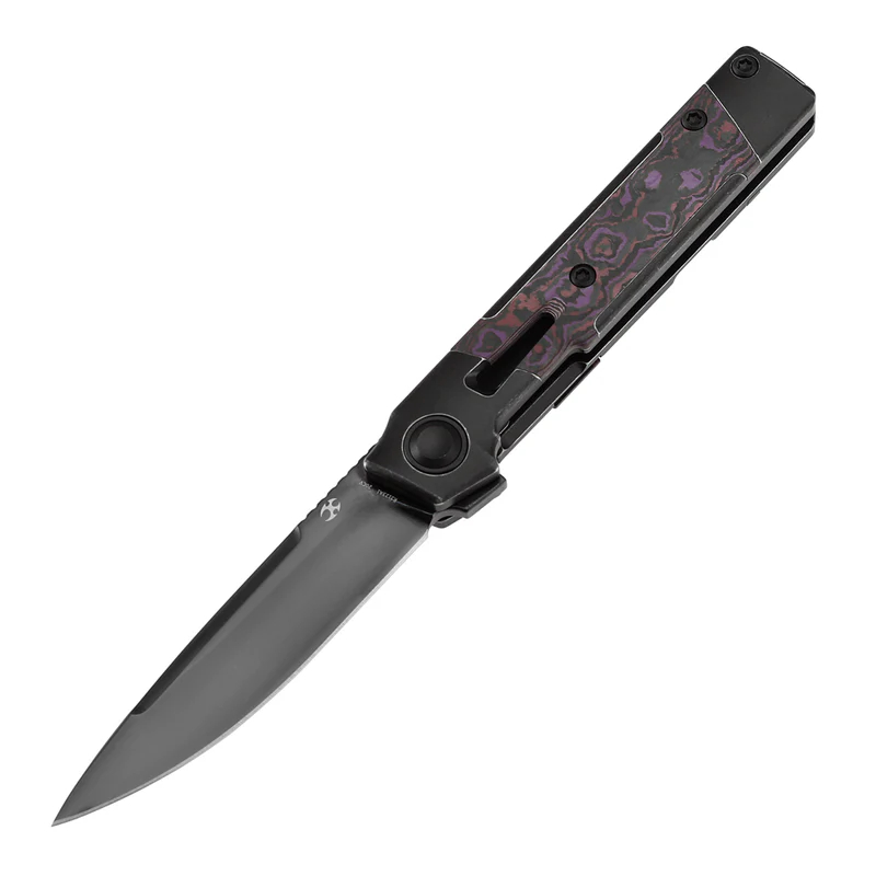 KANSEPT Kitpu CPM 20CV钢 钛+碳手柄  K2123A1 黑紫色 1500