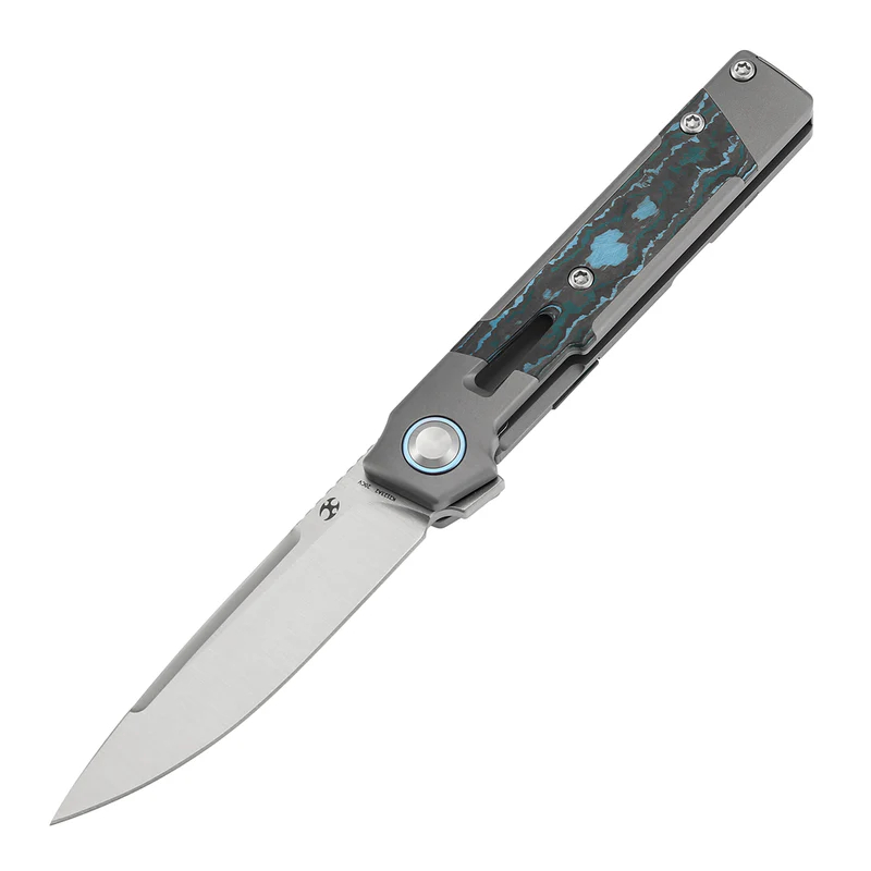 KANSEPT Kitpu CPM 20CV钢 钛+碳手柄 K2123A2 蓝色 1300