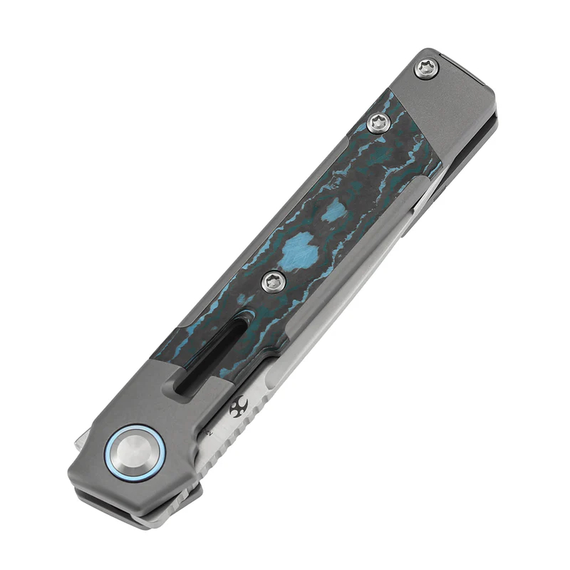 KANSEPT Kitpu CPM 20CV钢 钛+碳手柄 K2123A2 蓝色 1300