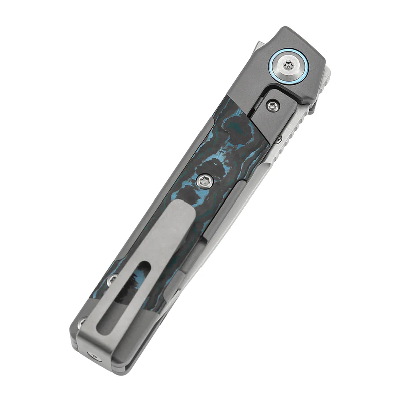 KANSEPT Kitpu CPM 20CV钢 钛+碳手柄 K2123A2 蓝色 1300