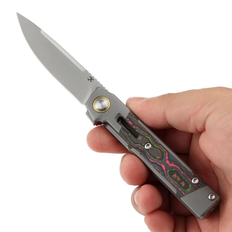 KANSEPT Kitpu CPM 20CV钢 钛+碳手柄 K2123A3 迷彩色 1300