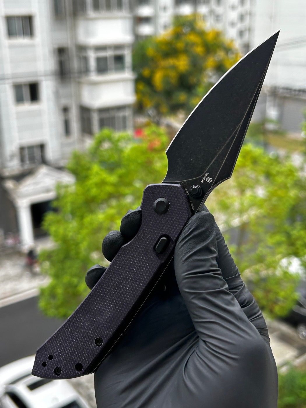 Tenable knives Fenrir Nitro-V钢 紫色G10柄 B1034H1 紫色 450