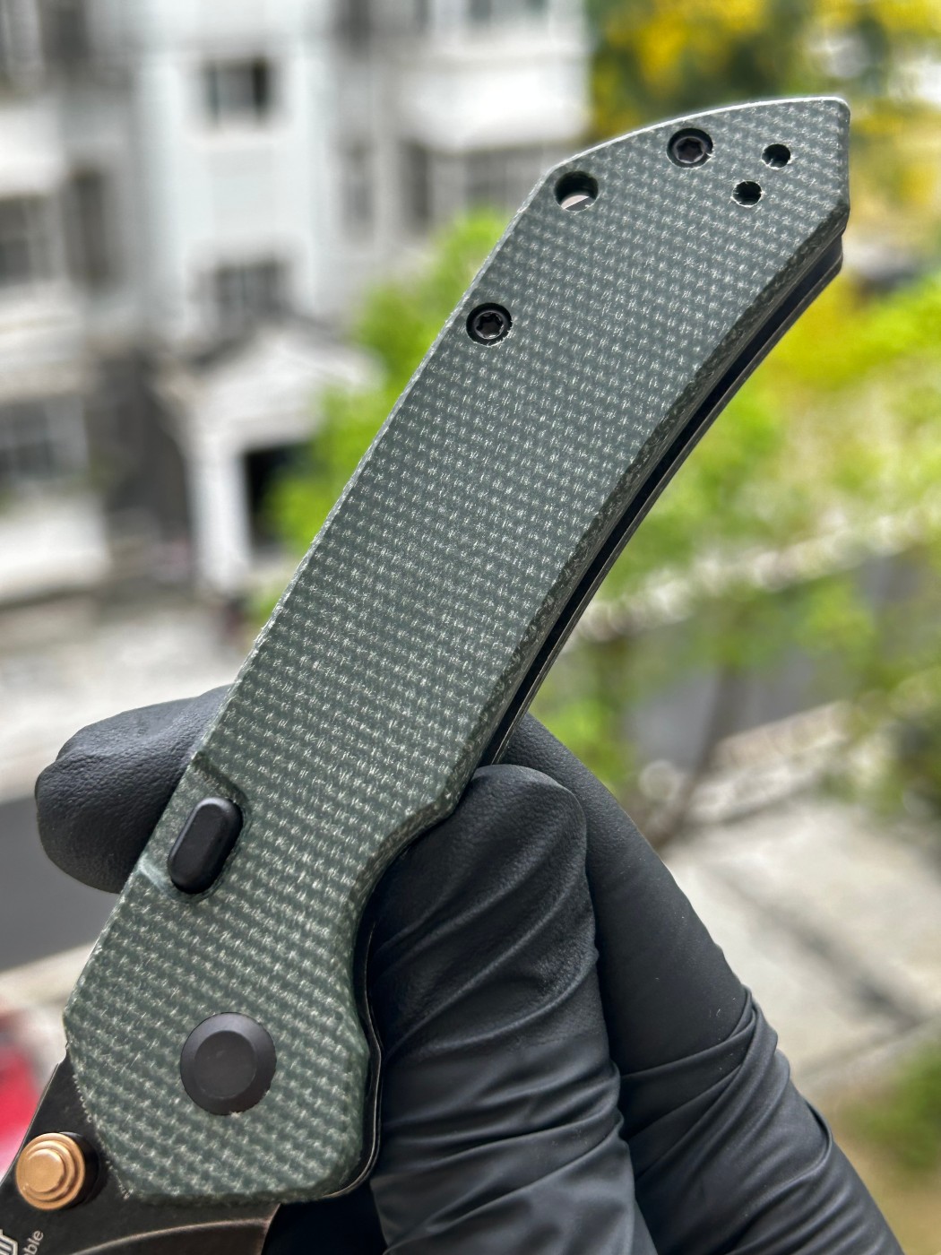 Tenable knives Fenrir Nitro-V钢 米卡塔柄 B1034H4 绿色 450