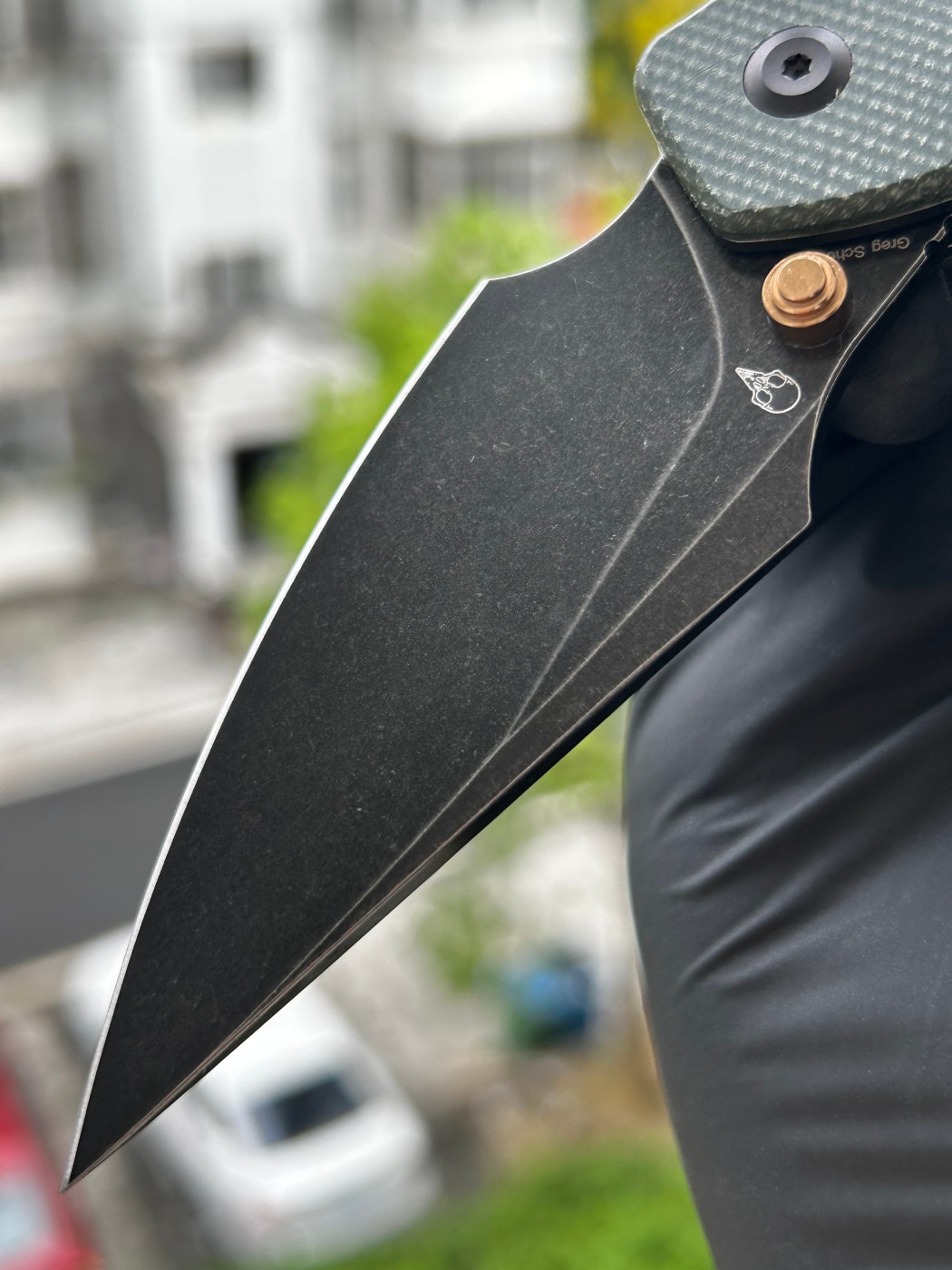 Tenable knives Fenrir Nitro-V钢 米卡塔柄 B1034H4 绿色 450