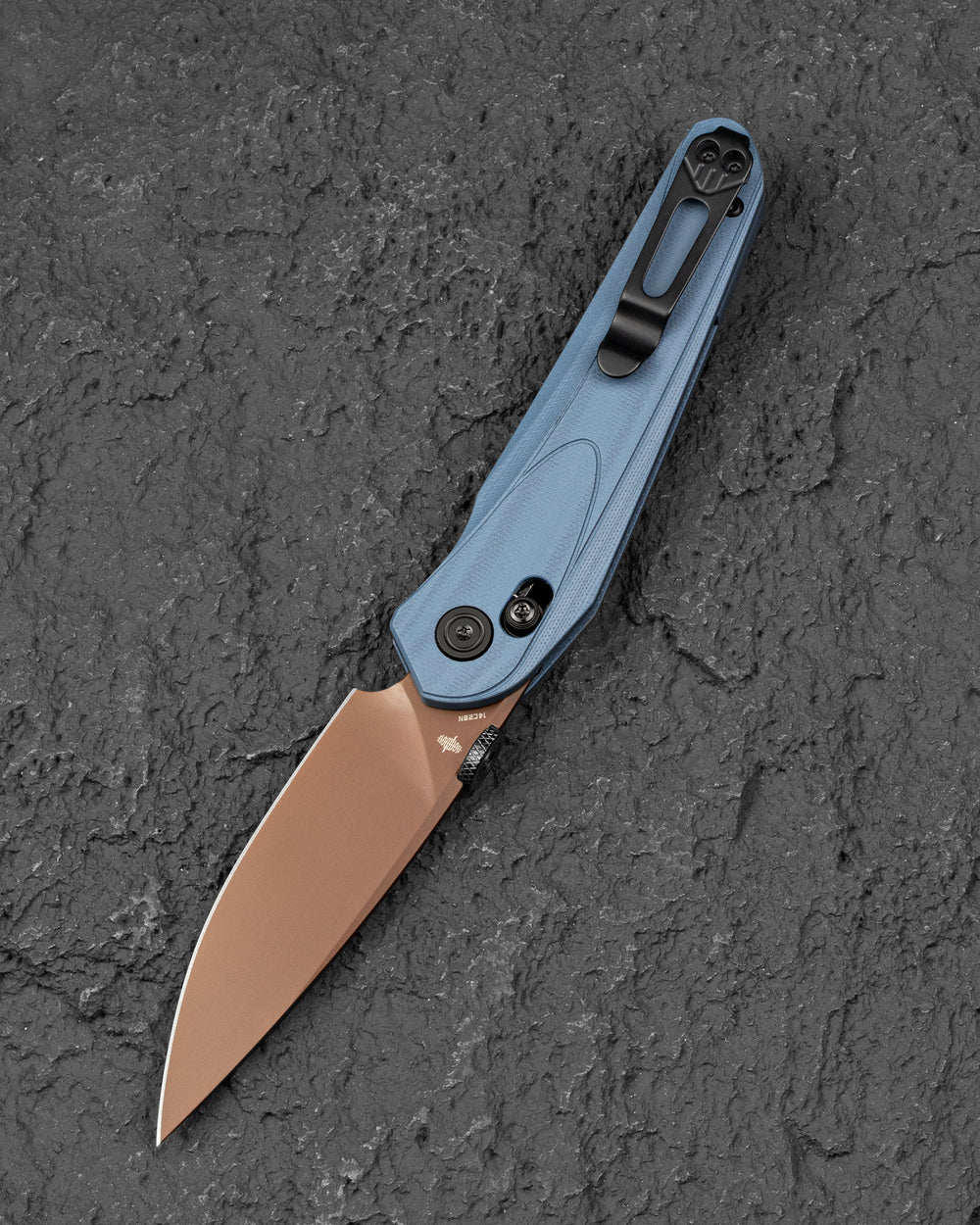 BESTECH MOTHUS 14C28N钢 G10手柄 BG67F 蓝灰色 500