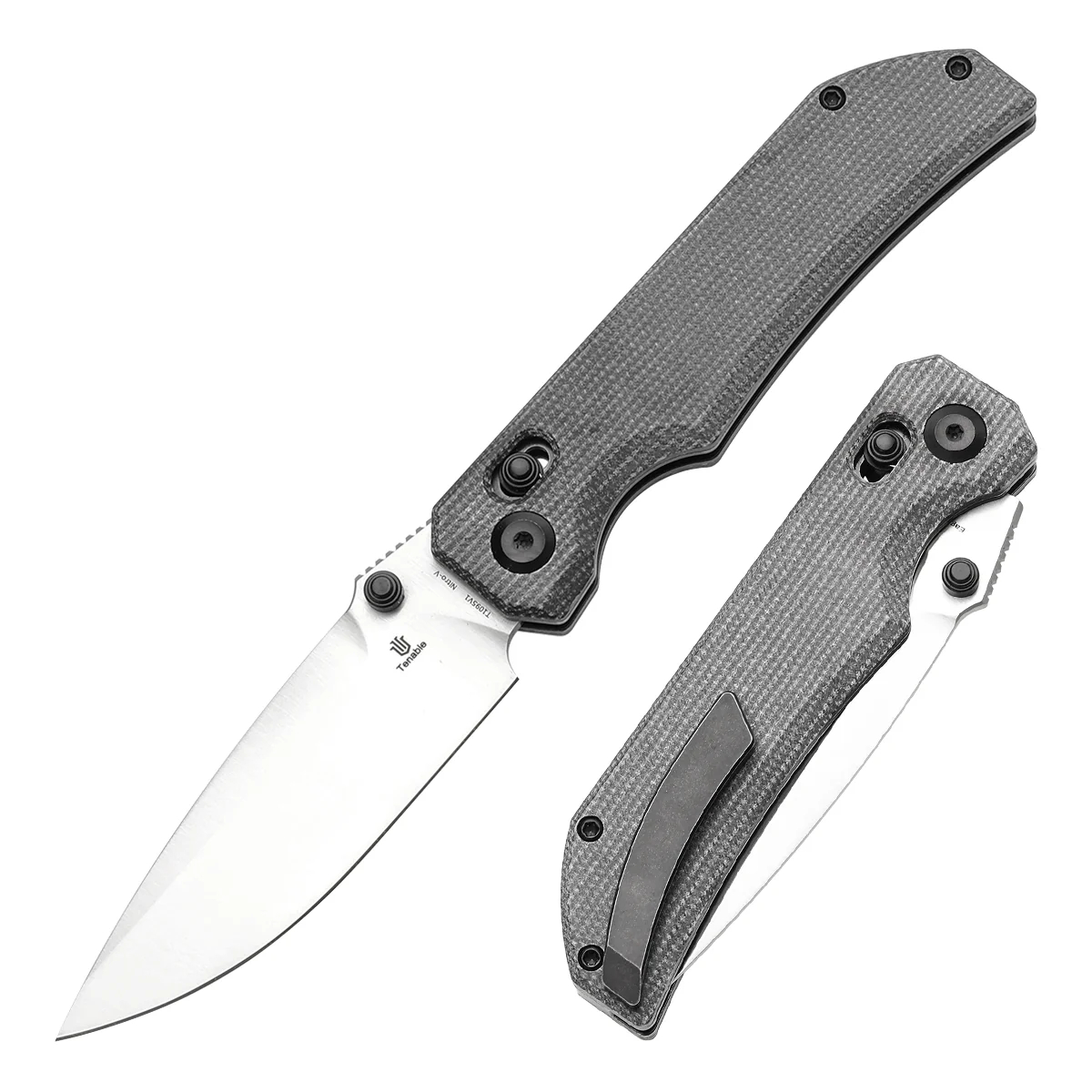 Tenable Eaglestrike Nitro-V钢 Micarta手柄 T1095V1 黑色 500