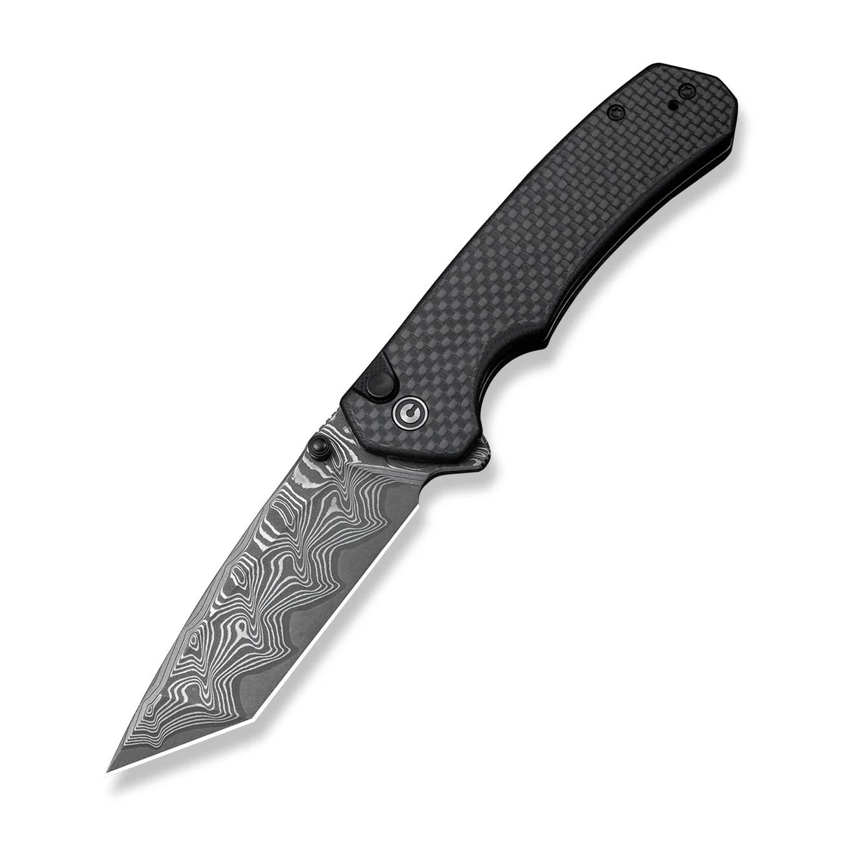 CIVIVI Button Lock Brazen 大马士革钢 G10手柄 C19059C-DS1 黑色 780