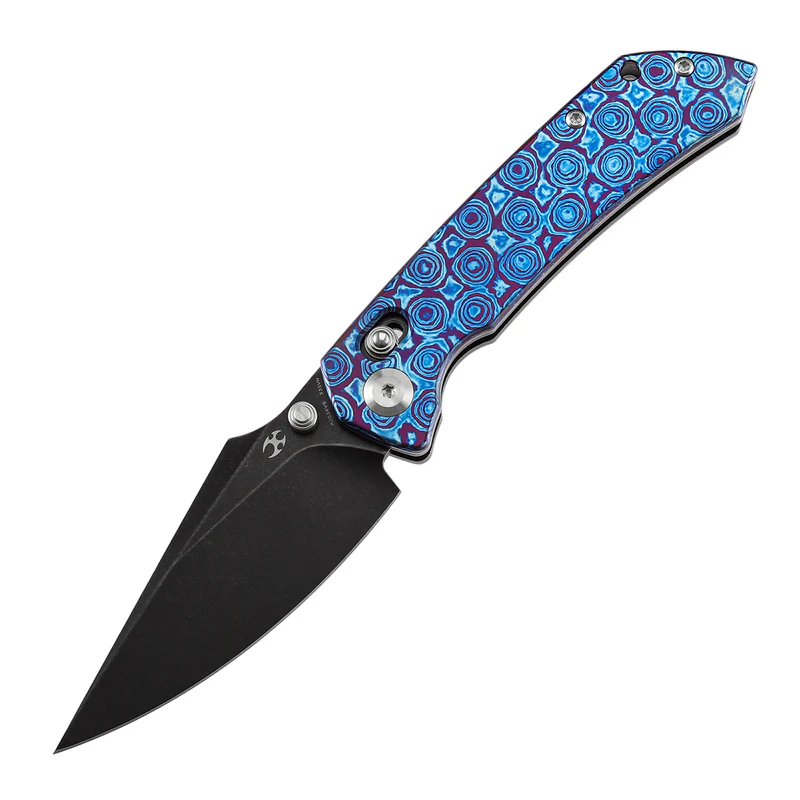 KANSEPT Fenrir CPM S35VN钢 Timascus手柄 K1034V6 蓝色 2600