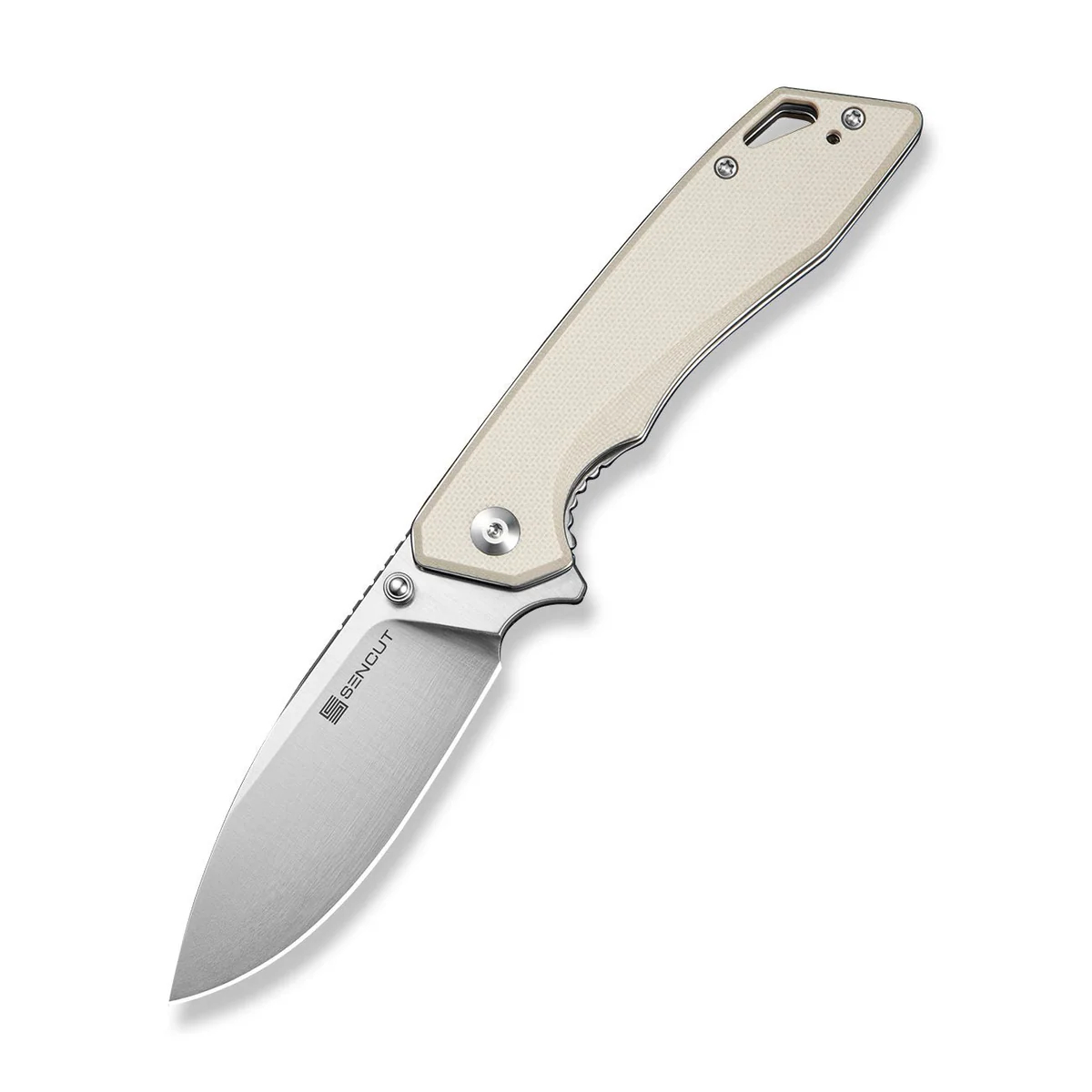 SENCUT Stratex 9Cr18MoV钢 G10手柄 S25055-2 象牙色 300