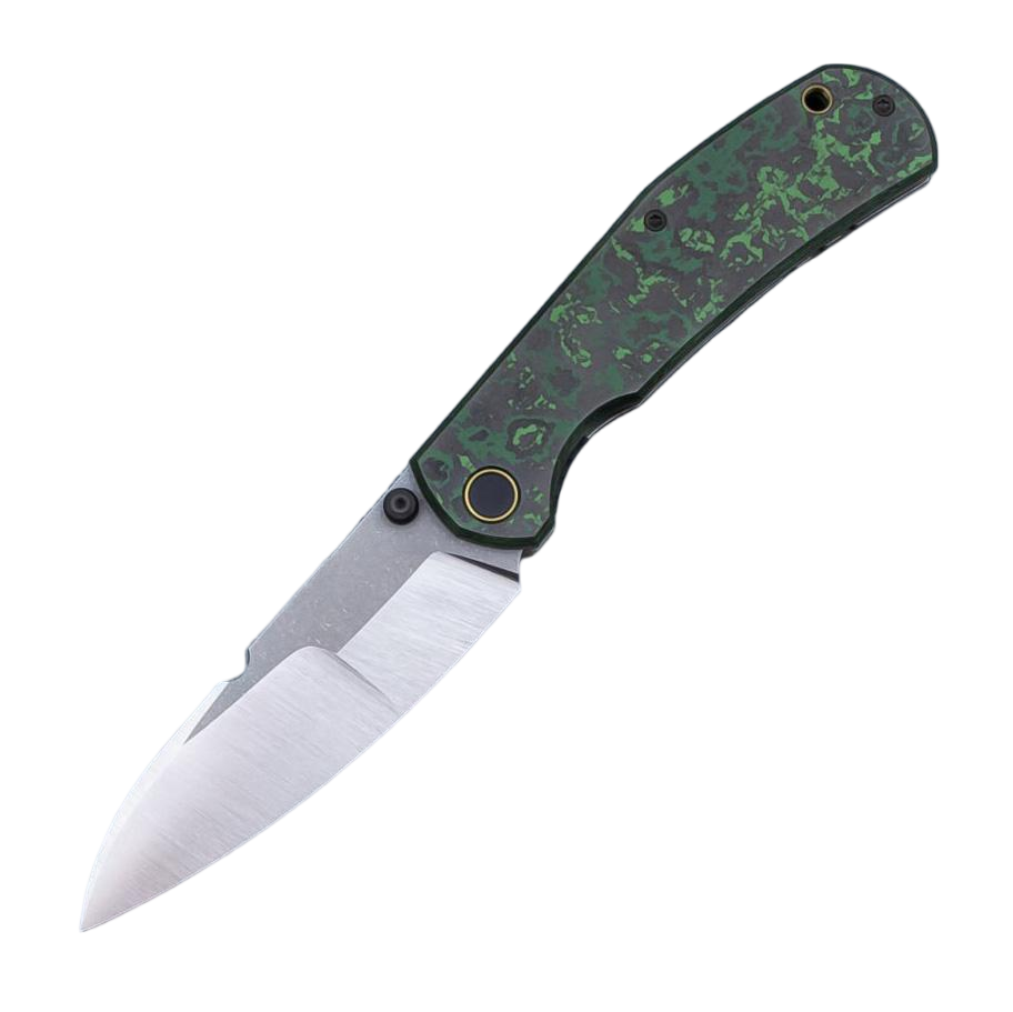 Arakun knives Fatum DiGri QPM420V钢 碳纤维柄 手工定制刀 18000