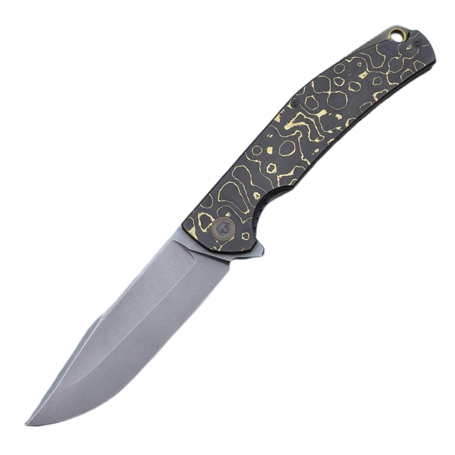 Arakun knives Antago Flipper S110V钢 碳纤维柄 19600