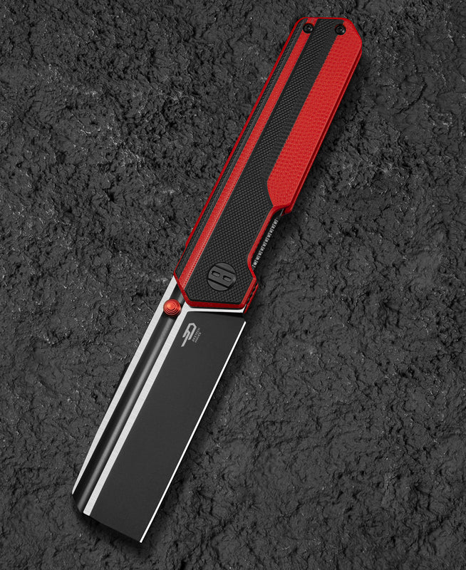 BESTECH TARDIS D2钢 G10手柄 BG54E 红色+黑色 460