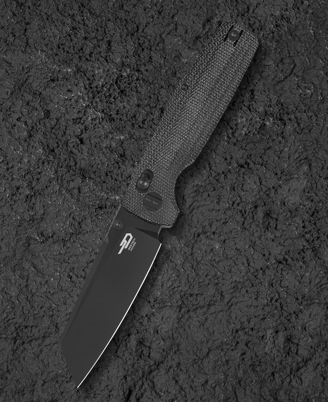 BESTECH SLASHER D2钢 Micarta手柄 BG56A-2 黑色 480