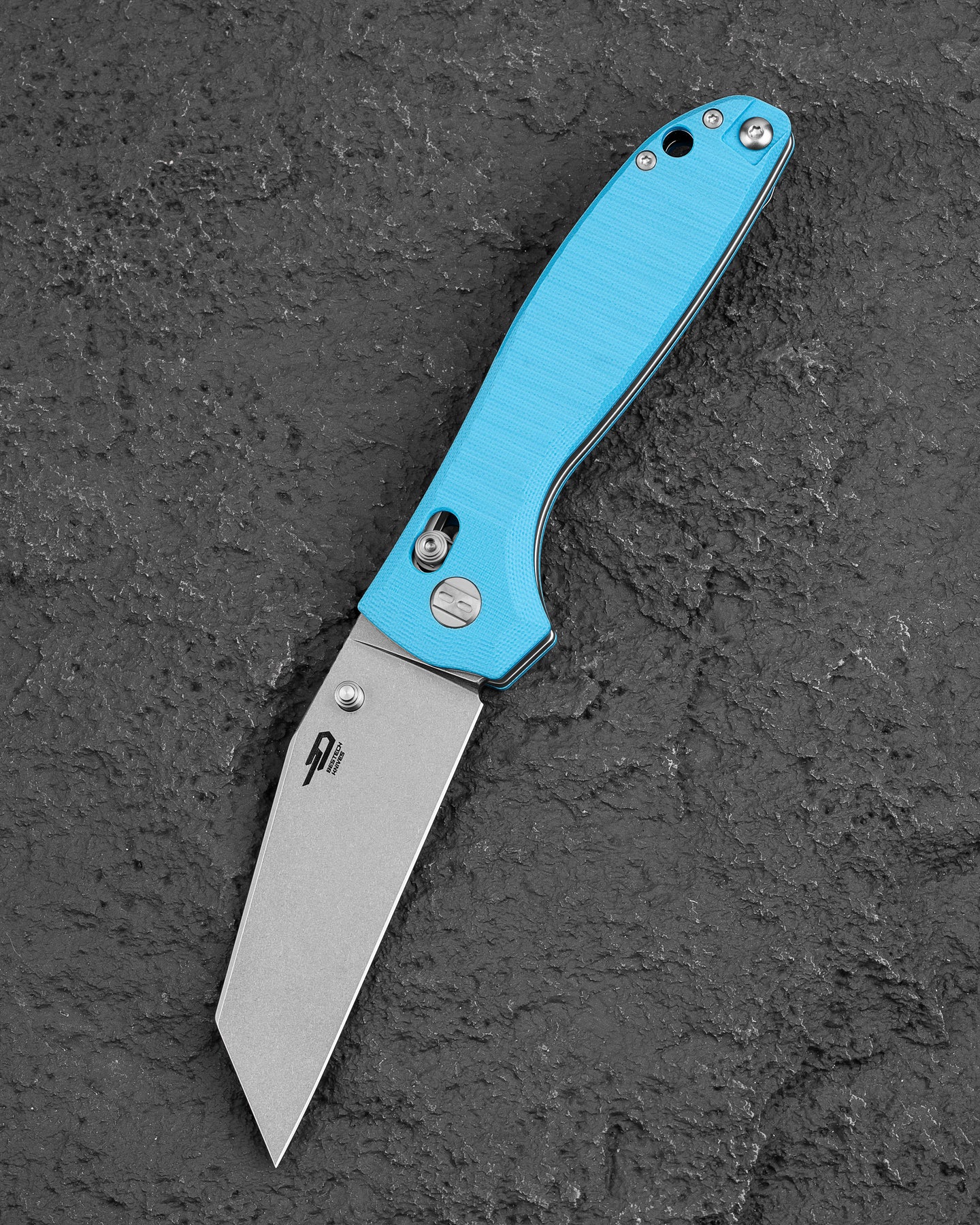 BESTECH Liger D2钢 G10手柄 BG61D 浅蓝色 400