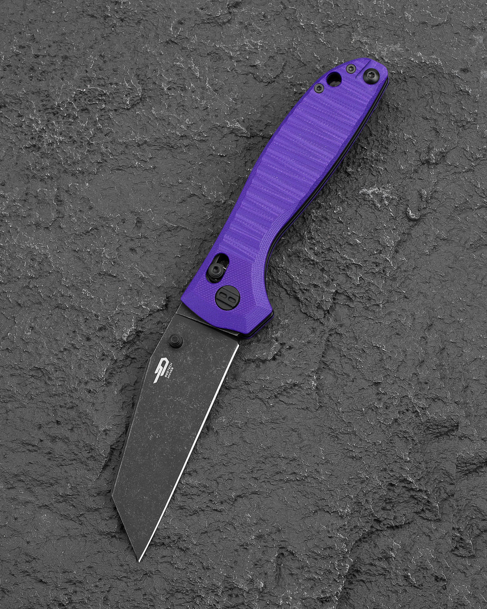 BESTECH Liger D2钢 G10手柄 BG61E 紫色 400