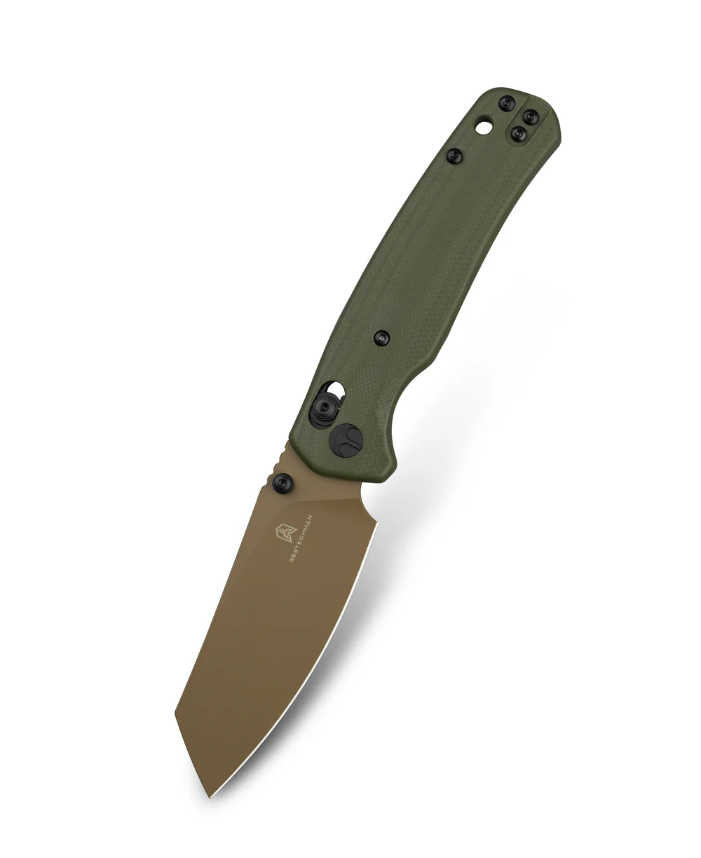 BESTECHMAN CICADA'S WING 10Cr15MoV钢 G10手柄 BMK06C 军绿色 400