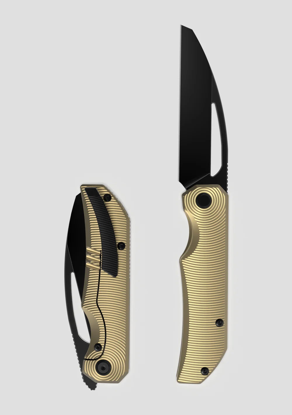 BESTECH MINI TAIPAN MagnaCut钢 钛合金手柄 BT2603B  青铜色 1680