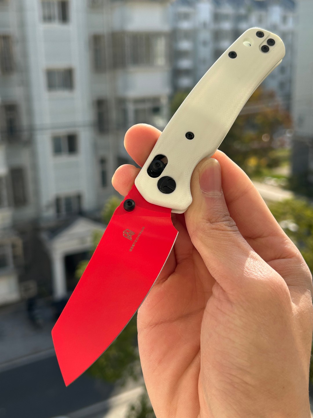 BESTECHMAN CICADA'S WING 10Cr15MoV钢 G10手柄 BMK06G 白色 380