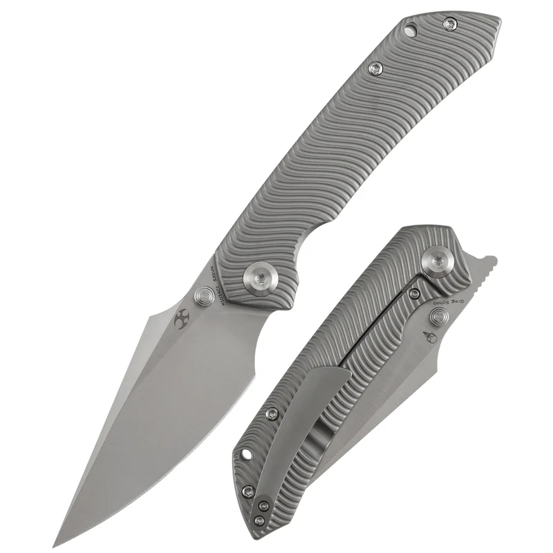 KANSEPT Fenrir CPM S35VN钢 钛合金手柄 K1034C1 钛原色 1300